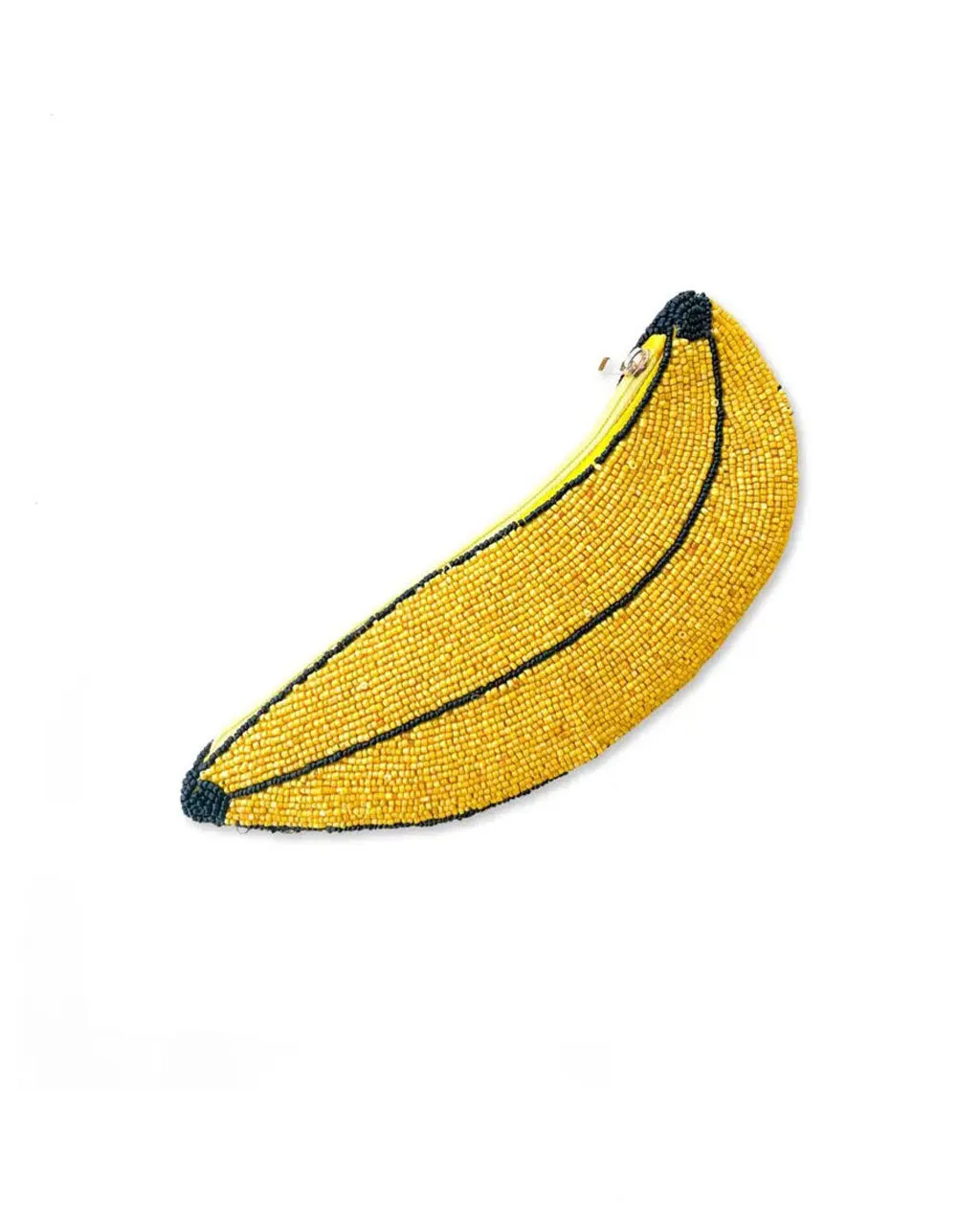 Beaded Banana Pouch