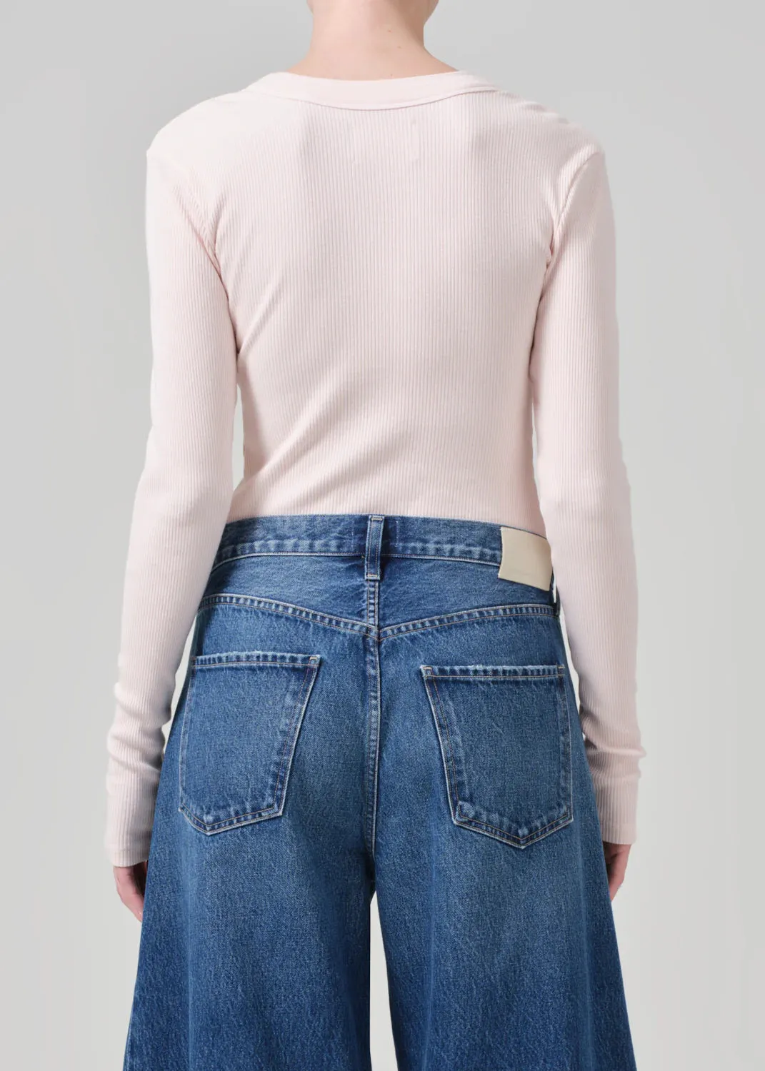 Citizens of Humanity - Organic Cotton Varra Henley in Cameo