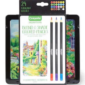Crayola Signature Blend & Shade Colored Pencils, Set of 24