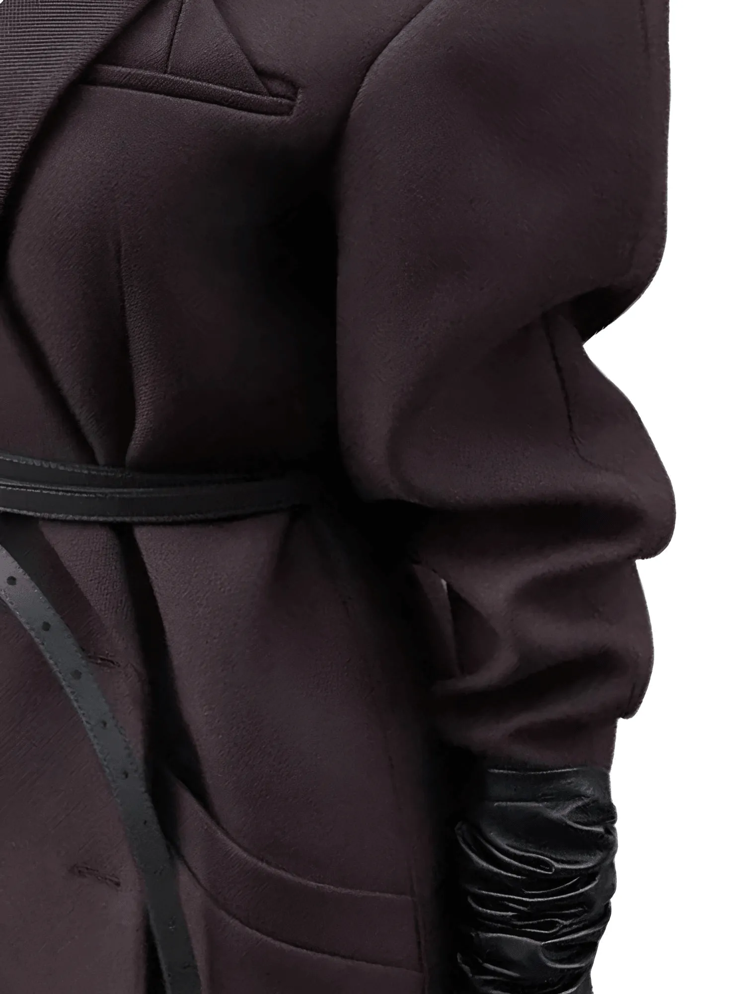 Elegant Double Breasted Woolen Coat Women Fashion Long Sleeves Casual Pockets Overcoat Lady Warm Street Outerwear