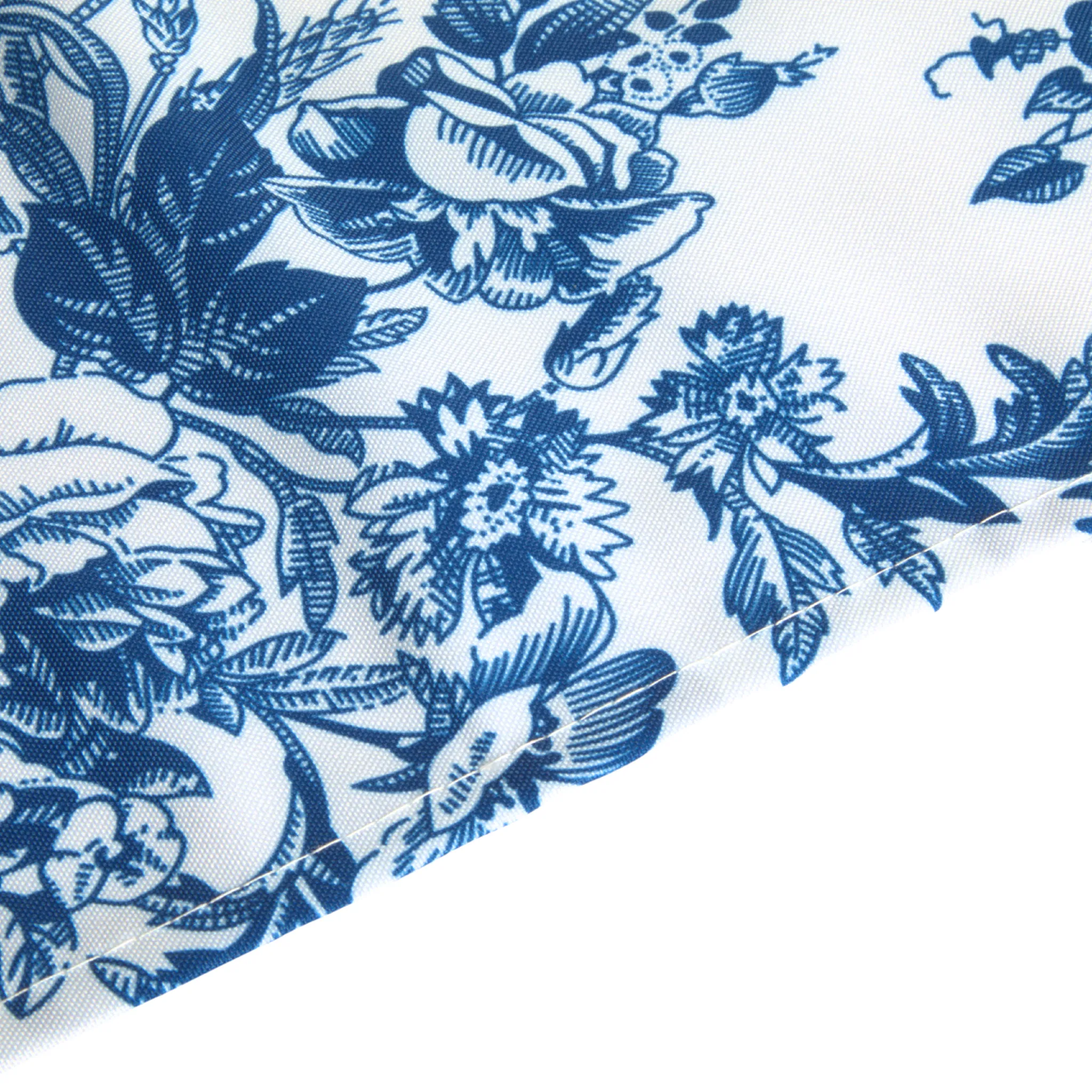 French Toile 90"x132" Rectangular Tablecloth - Blue