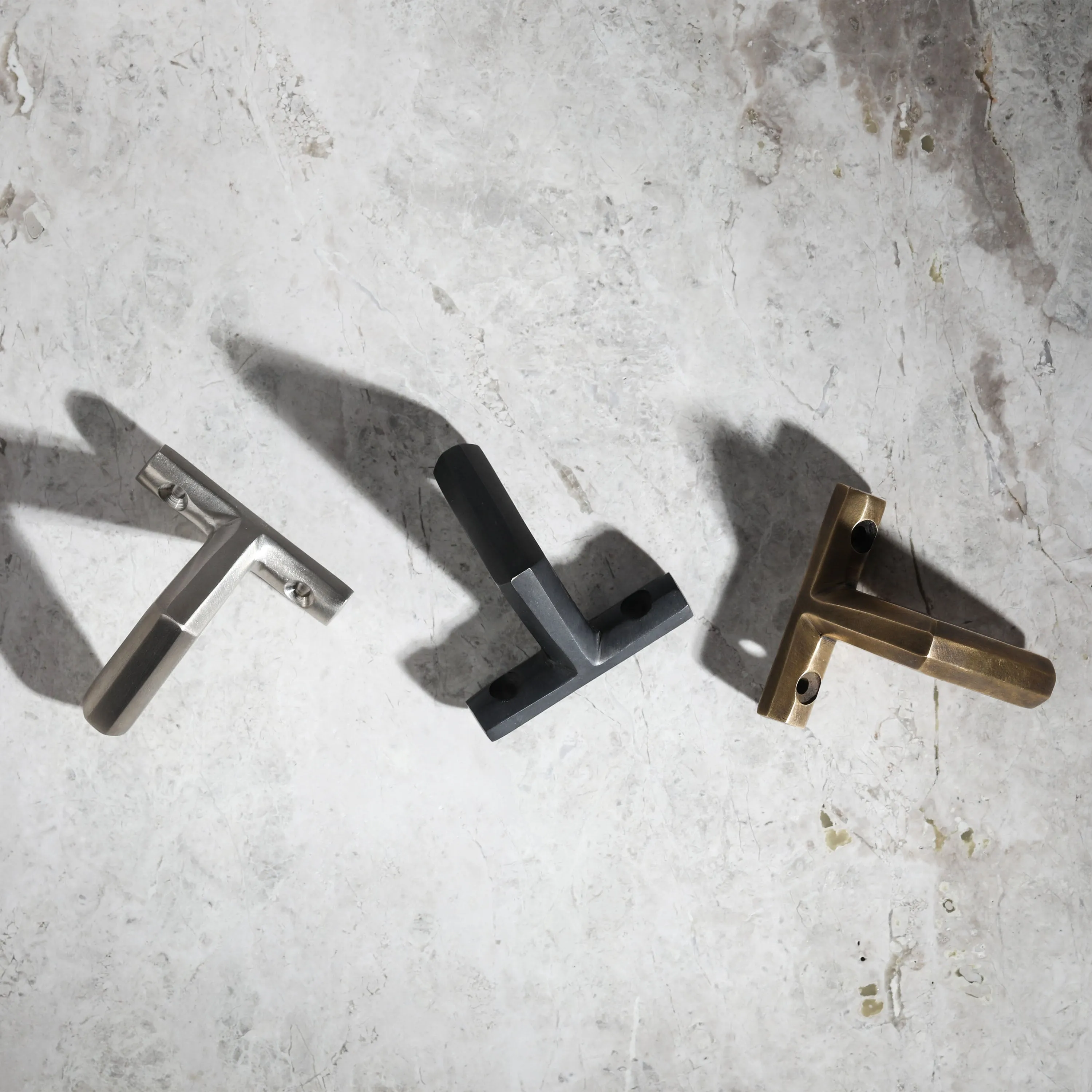 Henley Hook - Acid Washed Brass