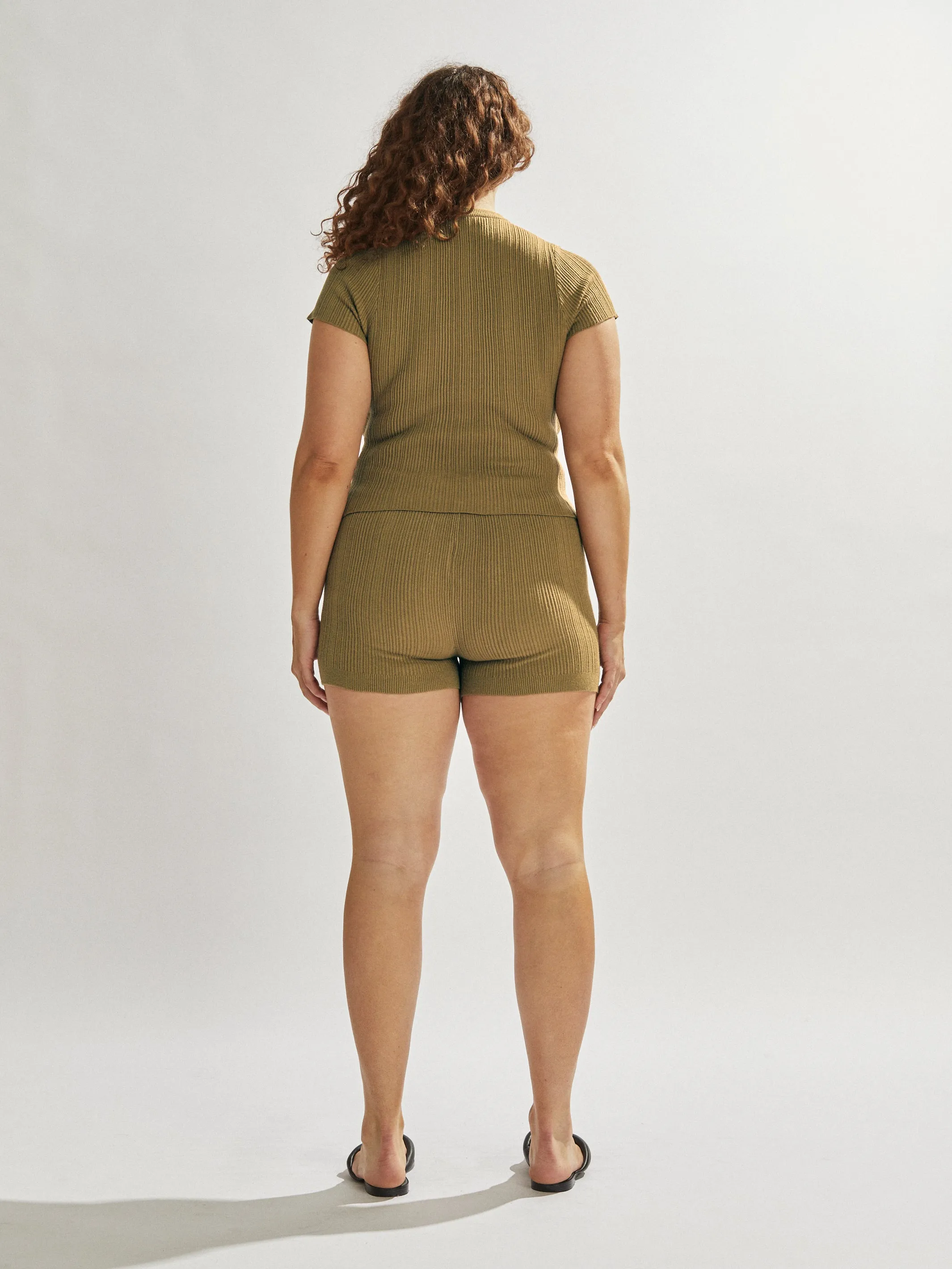 Henley Tee Khaki