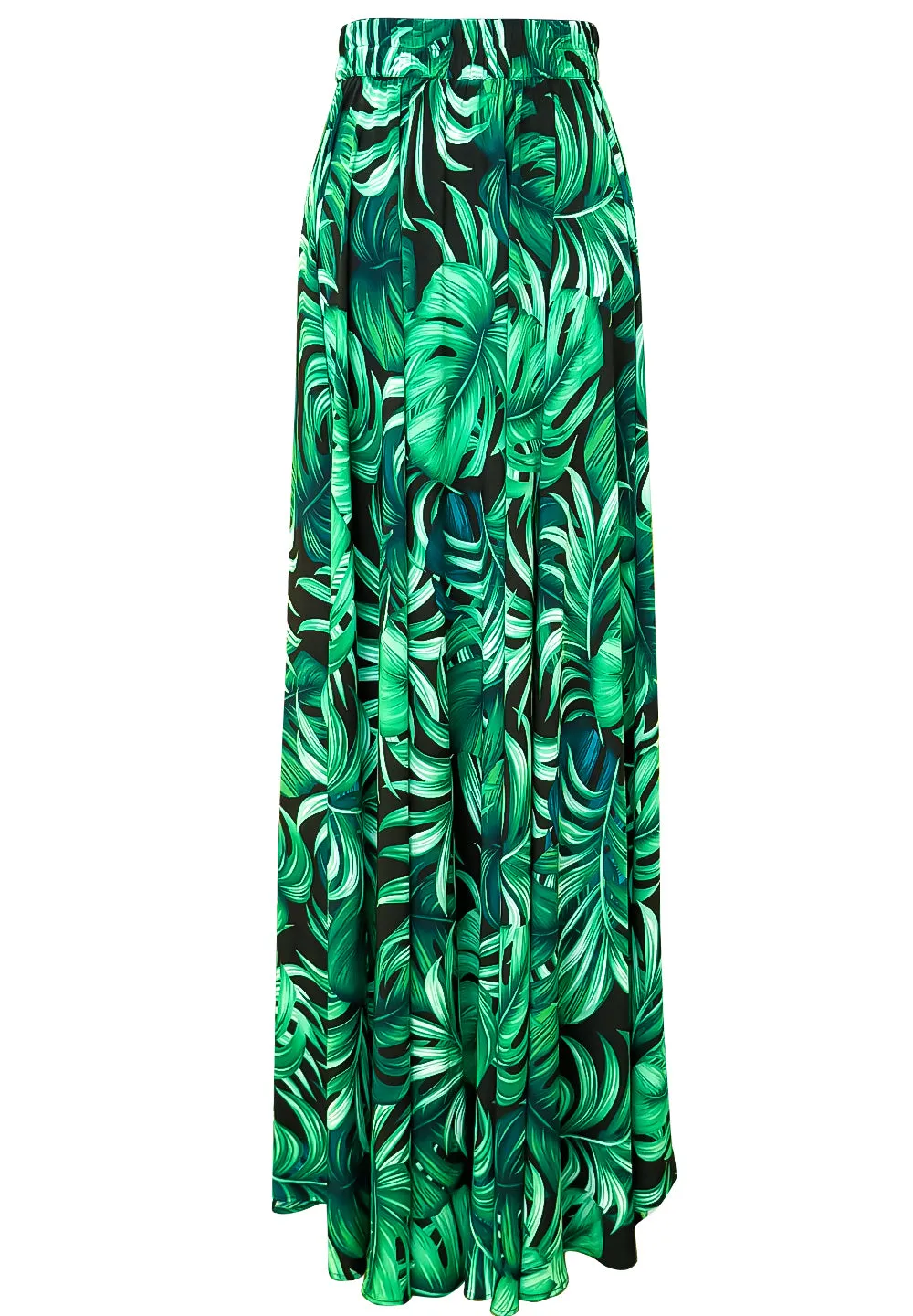 Jungle – Monstera Black / Green Vera Skirt