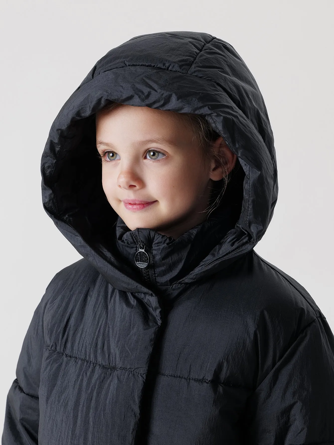 MARC & JANIE Girls Ultralight Hooded Down Parka 221058