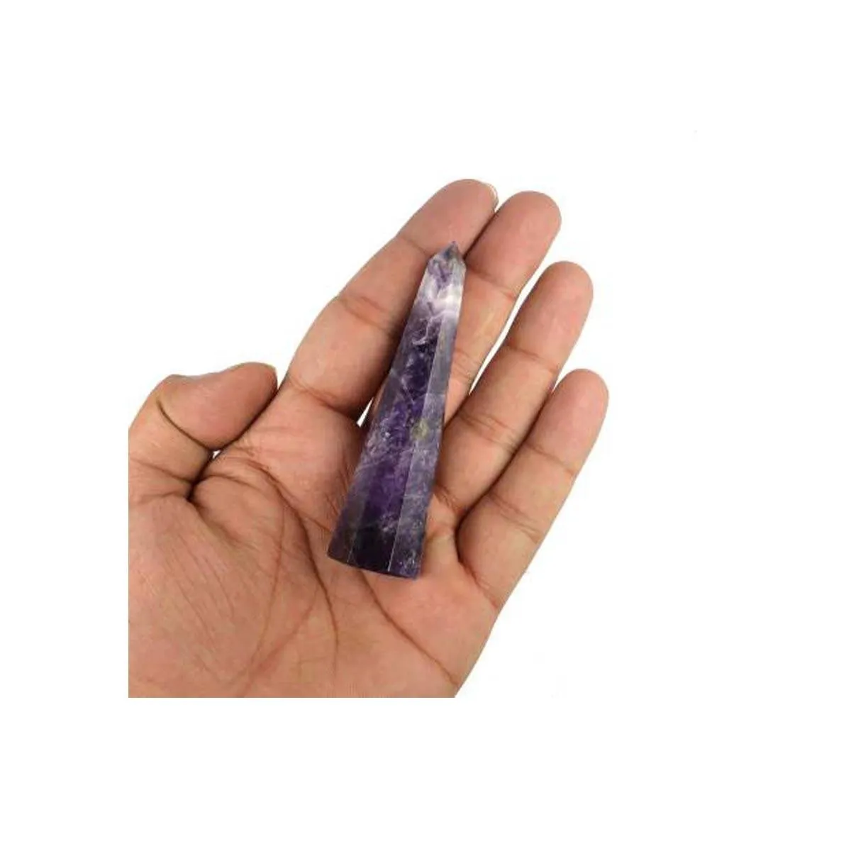Natural Crystal Amethyst Pencil