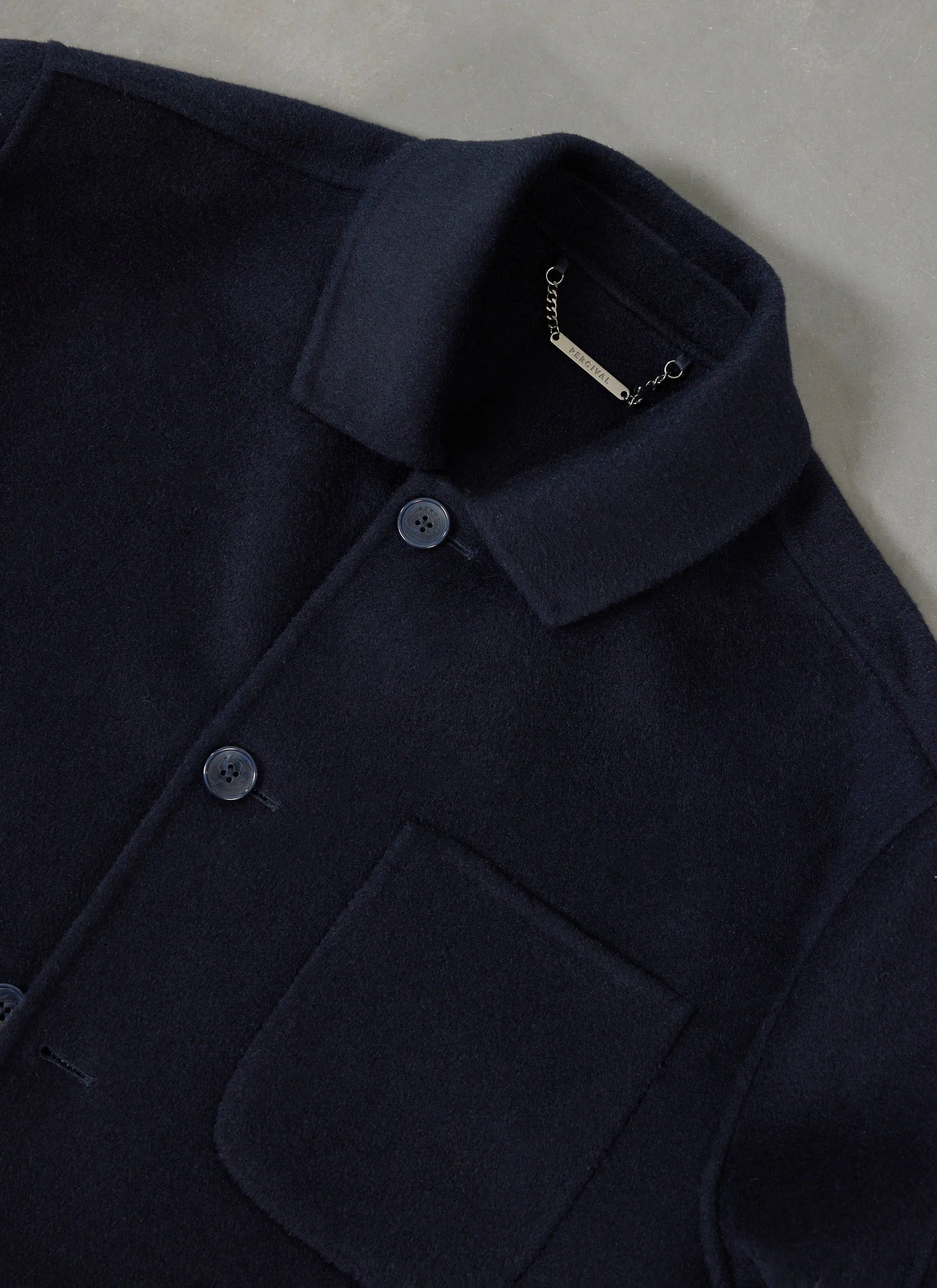 Overshirt | Wool | Navy