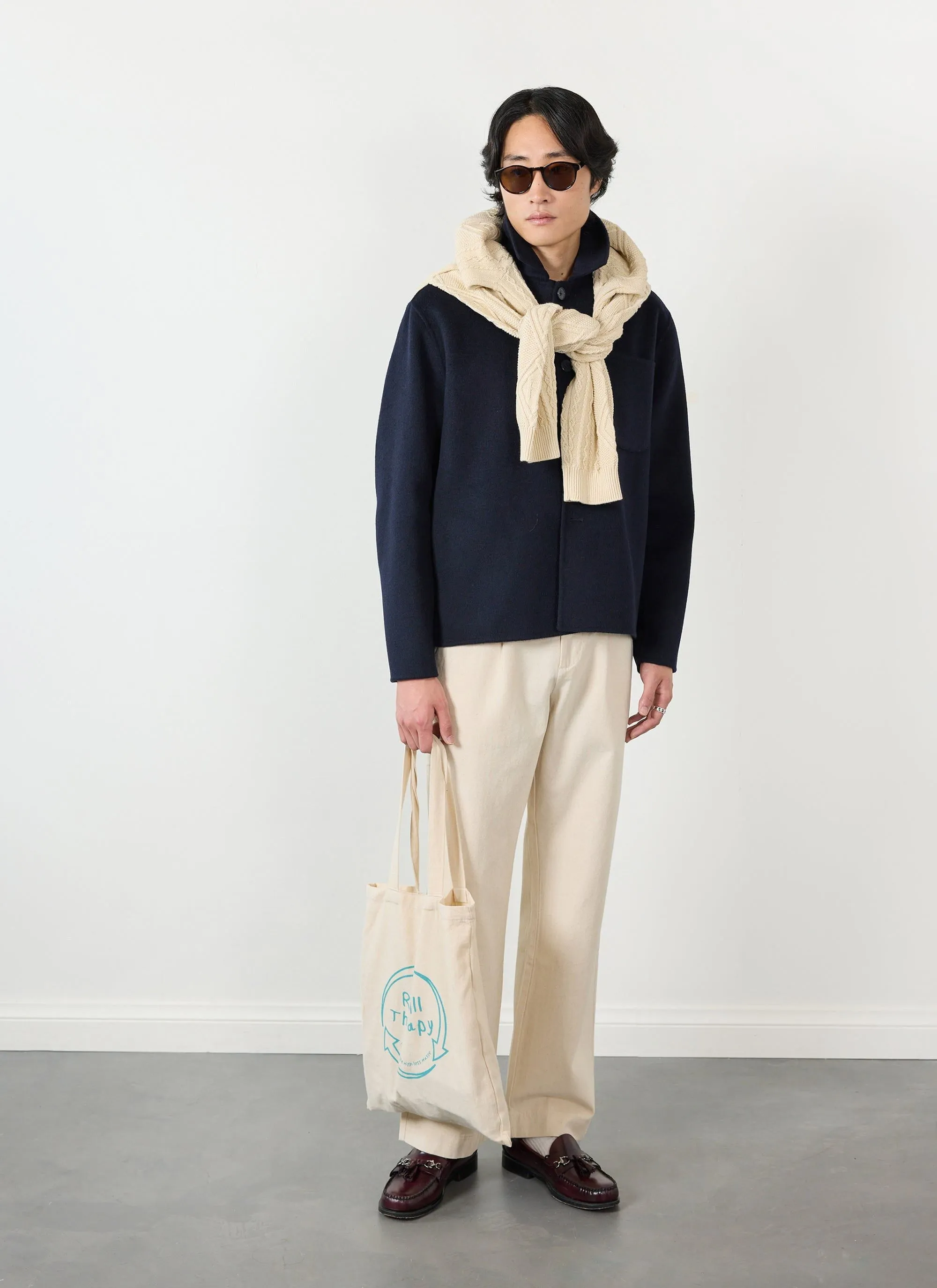 Overshirt | Wool | Navy