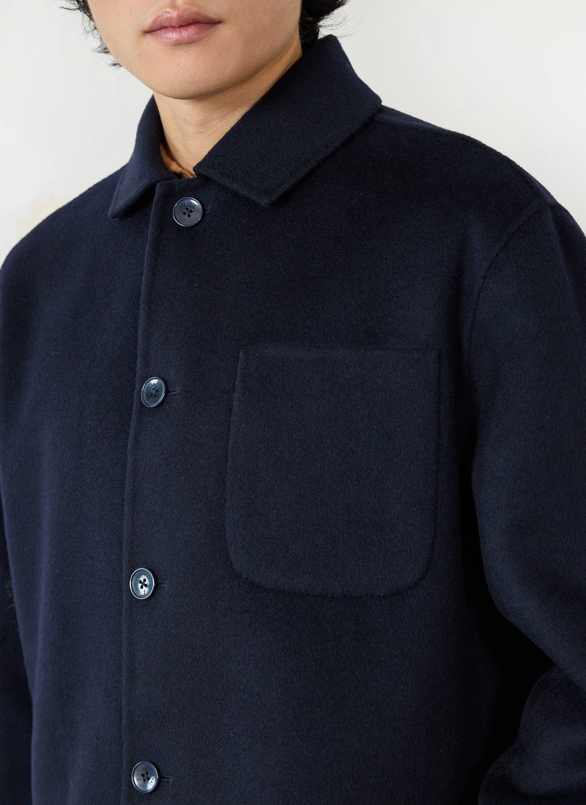 Overshirt | Wool | Navy