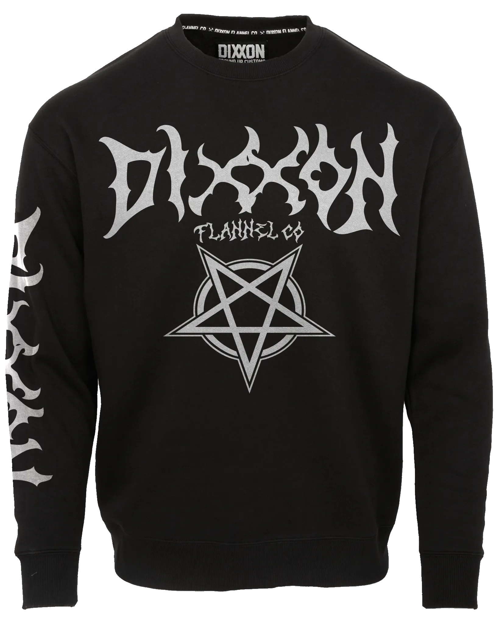 Pentagram Crewneck Sweatshirt - Black