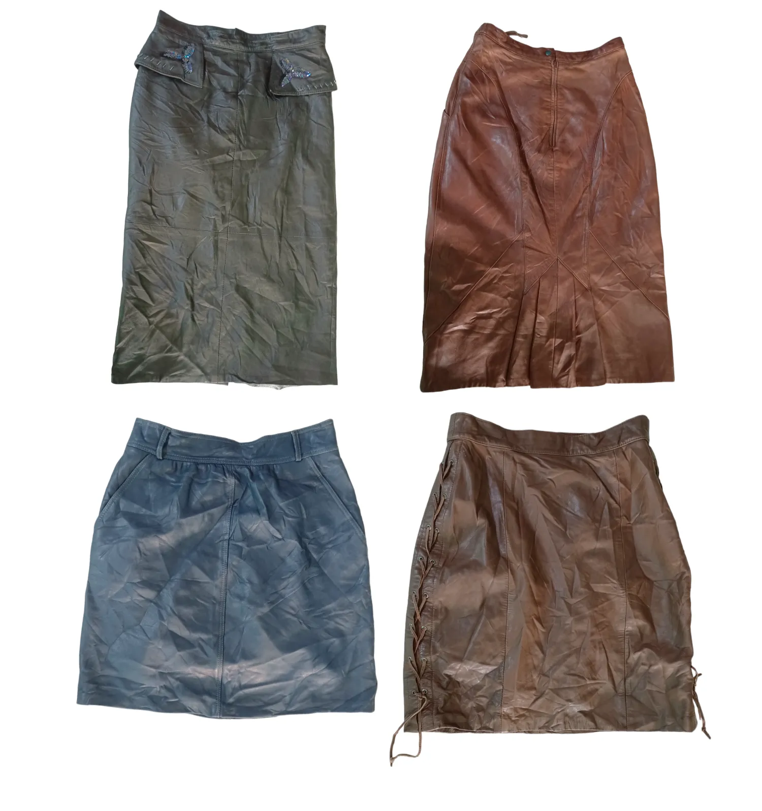 Y2K Leather Skirts 🌈🔥(H-104)